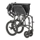 Drive Medical Silver Sport 1 Wheelchair with Full Arms and Swing away Removable Footrest