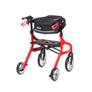 Drive Medical Nitro Sprint Rollator Rolling Walker, Hemi Height