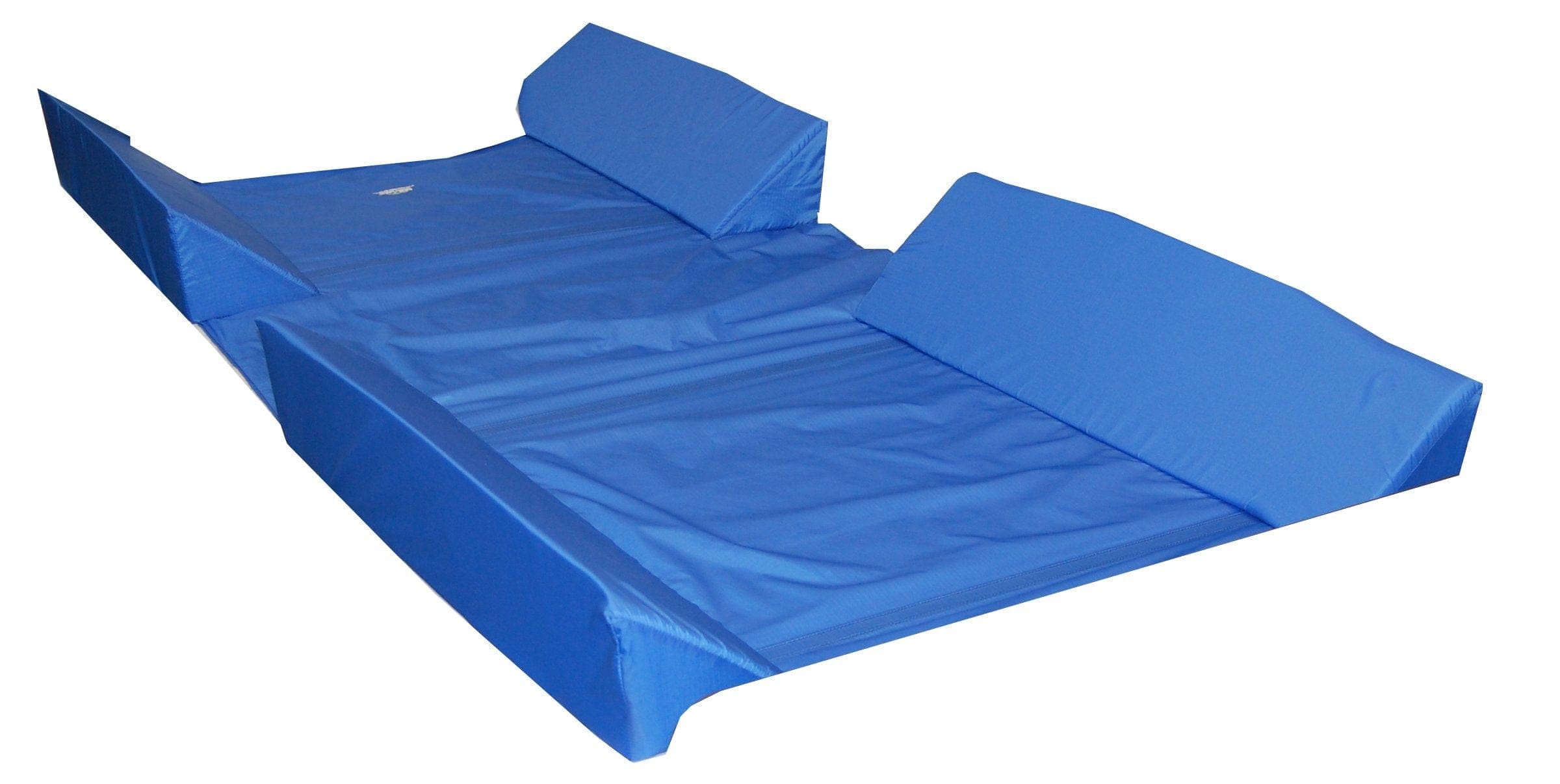 SkilCare Bed Positioning Full Body / 34"W x 74"L / 1 Set SkilCare Bed Support System w/Attached 30-Degree Bolsters Nylon Bottom & Pad