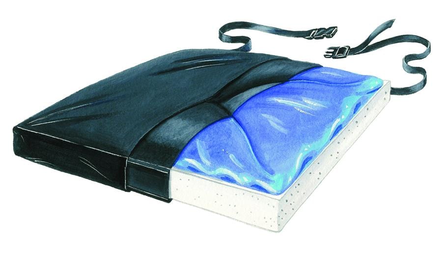 SkilCare Cushions SkilCare Gel-Foam 18" Vinyl X-Cushion