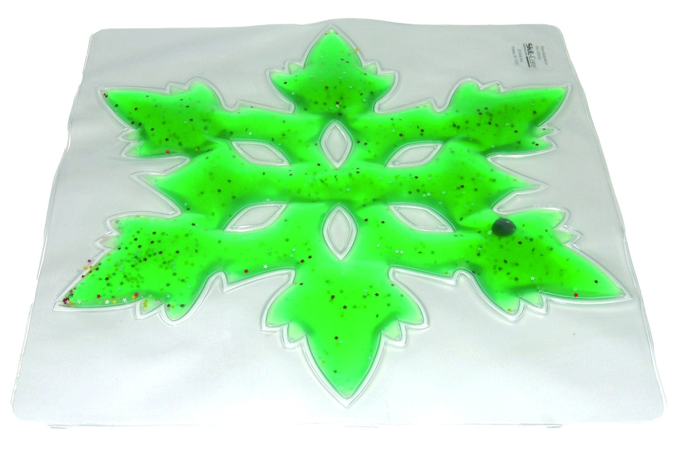 SkilCare Sensory Integration Green SkilCare Light Box 6 Spoke Snow Flake Gel Pads - Blue