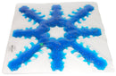 SkilCare Sensory Integration Blue SkilCare Light Box 8 Spoke Snow Flake Gel Pad - Blue