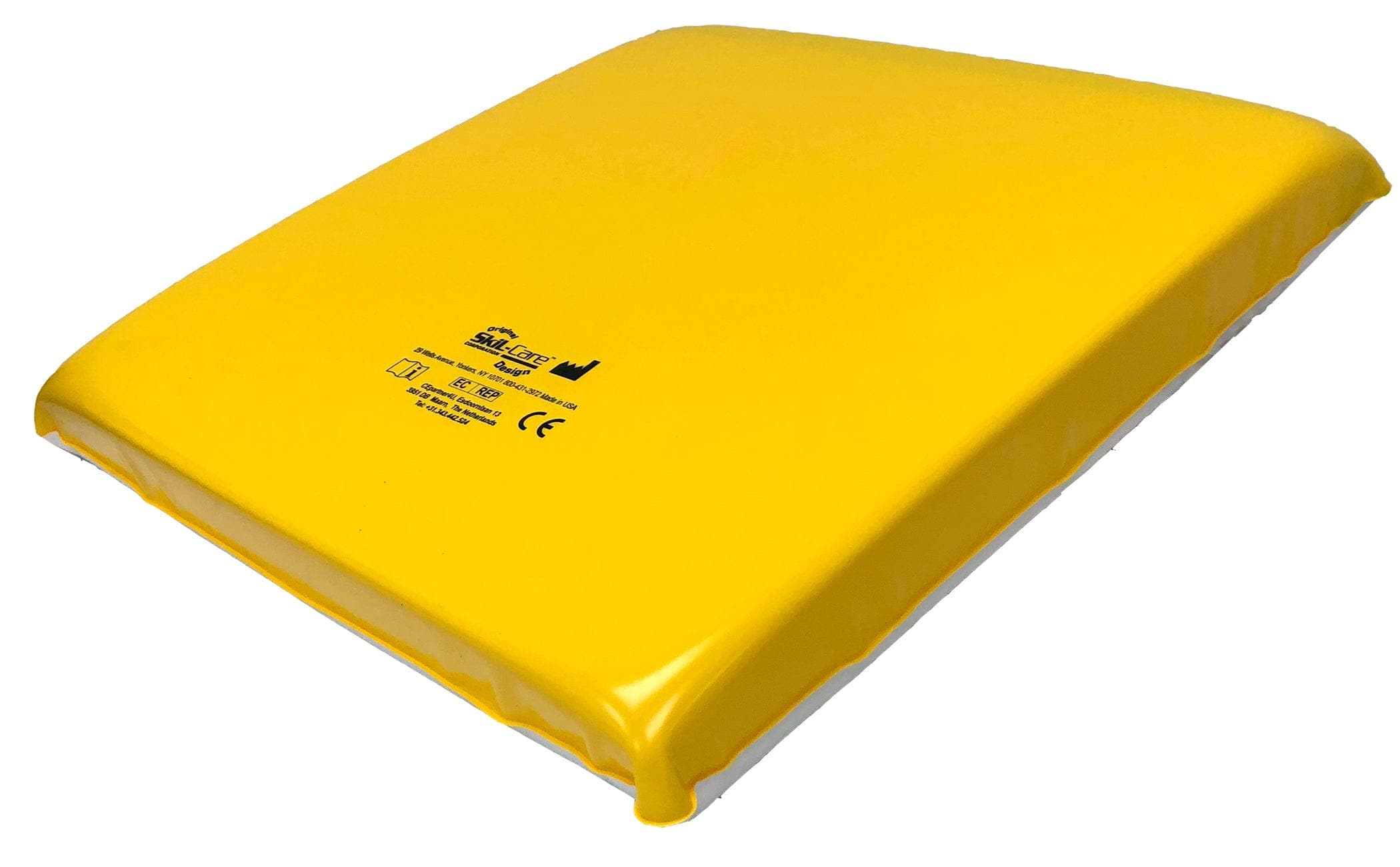 SkilCare Cushions SkilCare PathoShield Solid Foam Cushion, 14"W x 14"D x 2"H, Yellow