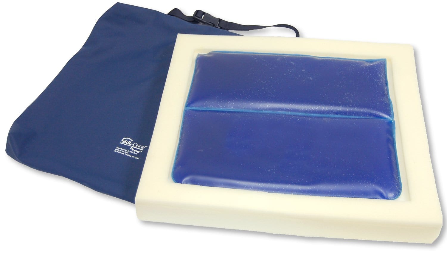 SkilCare Cushions SkilCare Super Soft 16" Gel-Foam Cushion w/4-Way Stretch Cover