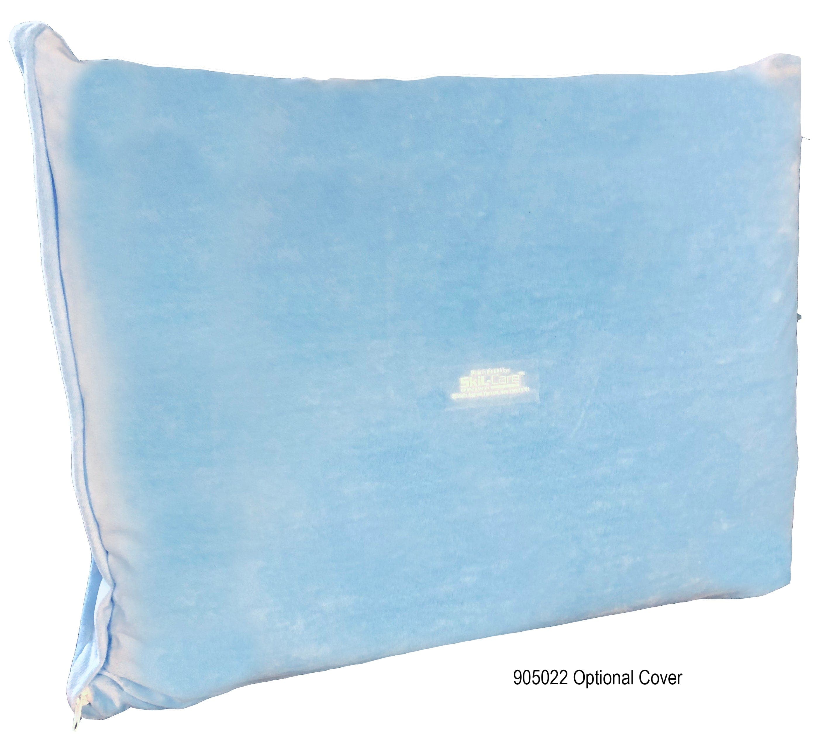 SkilCare Bed Positioning Blue Cozy Cloth SkilCare Super Soft Head Pillow with LSII Cover