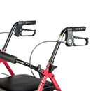 Drive Medical Adjustable Height Rollator Rolling Walker with 6" Wheels