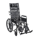 Drive Medical Silver Sport Full-Reclining Wheelchair