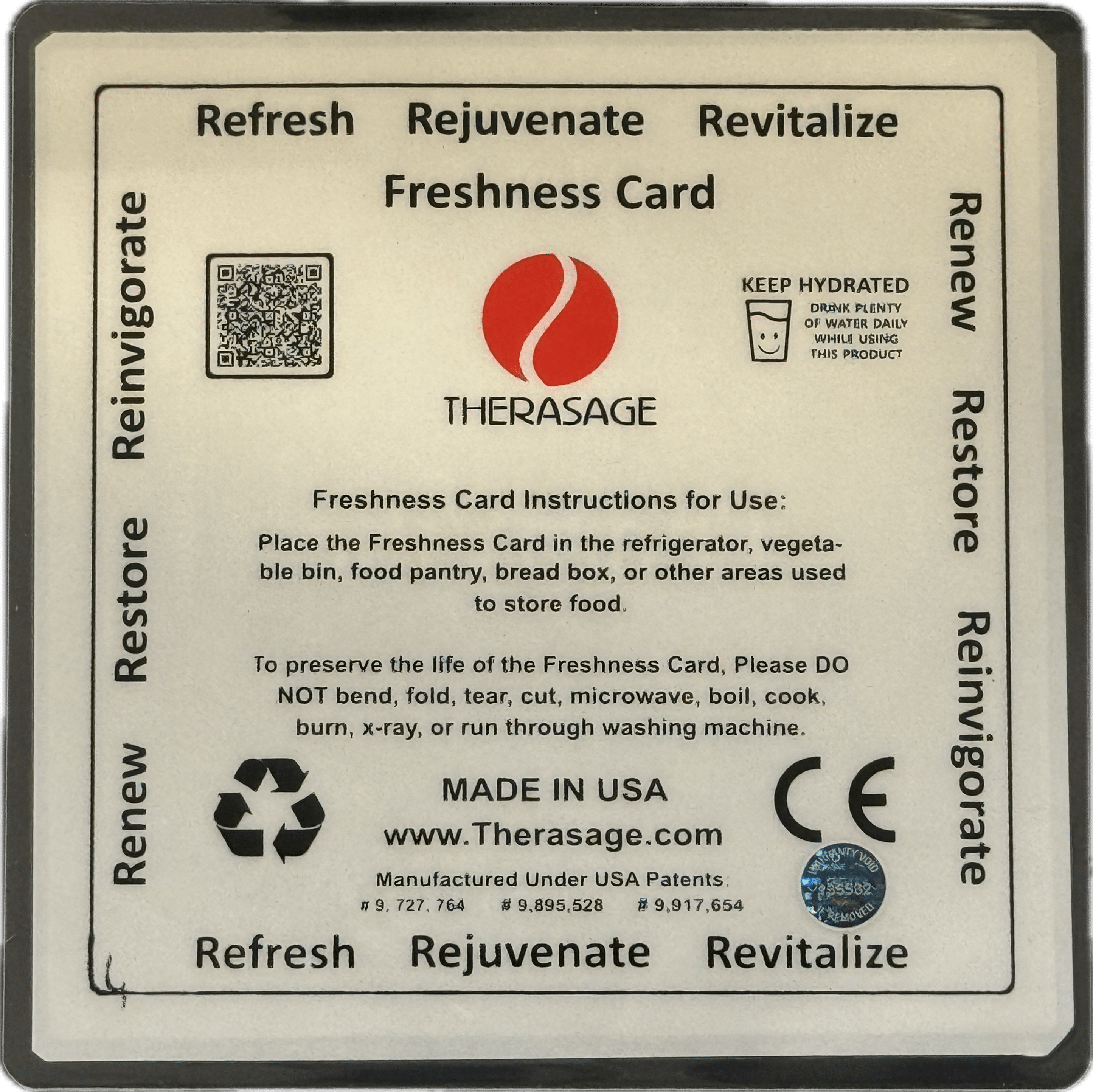 Therasage All Therasage TheraVibe - 6x6 Card - Freshness