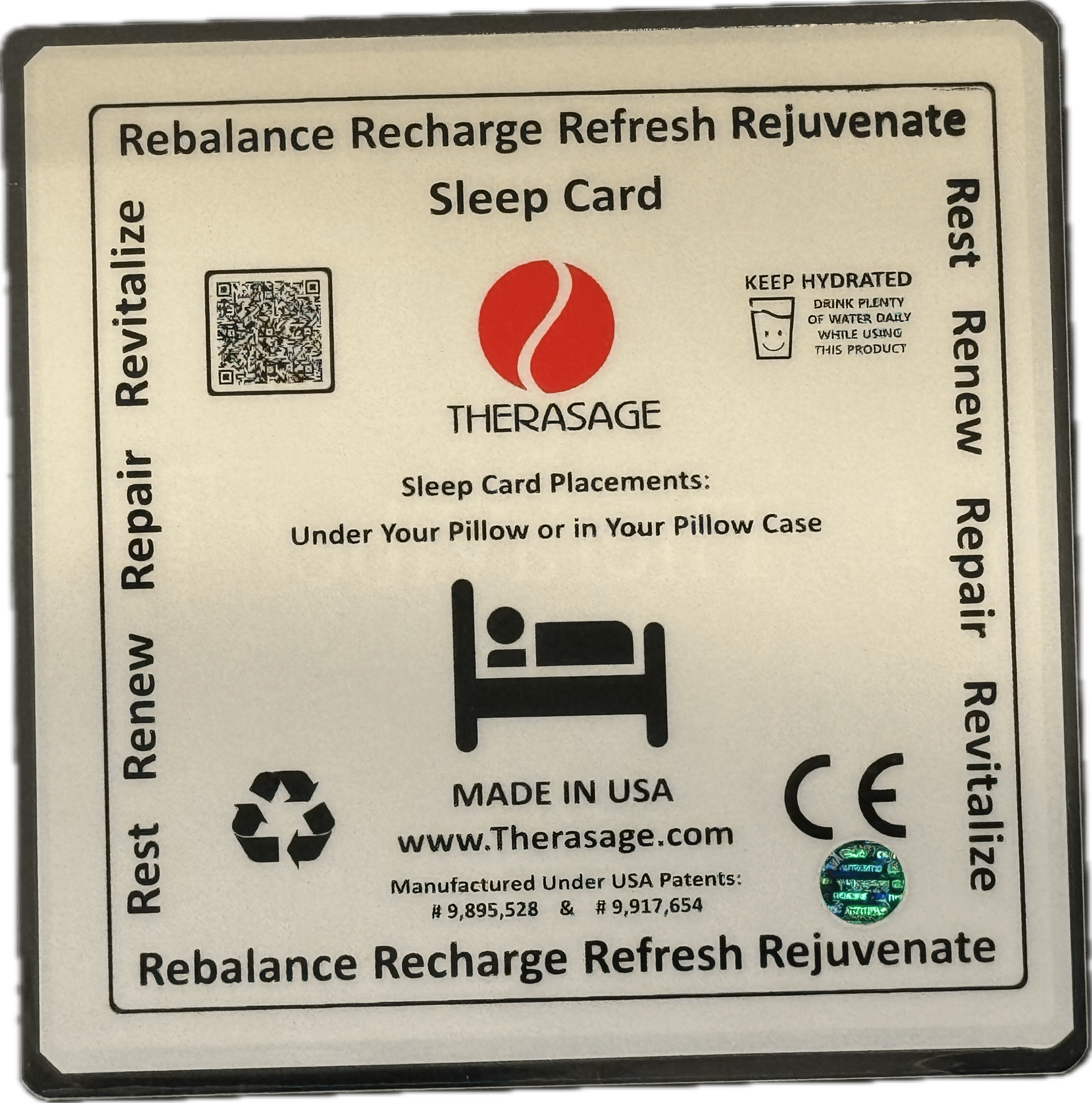 Therasage All Therasage TheraVibe - 6x6 Card - Sleep