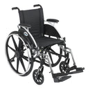 Drive Medical Viper Wheelchair with Flip Back Removable Arms