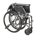 Drive Medical Silver Sport 1 Wheelchair with Full Arms and Swing away Removable Footrest