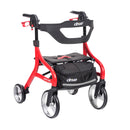Drive Medical Nitro Sprint Rollator Rolling Walker, Hemi Height