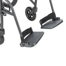 Drive Medical Silver Sport 1 Wheelchair with Full Arms and Swing away Removable Footrest