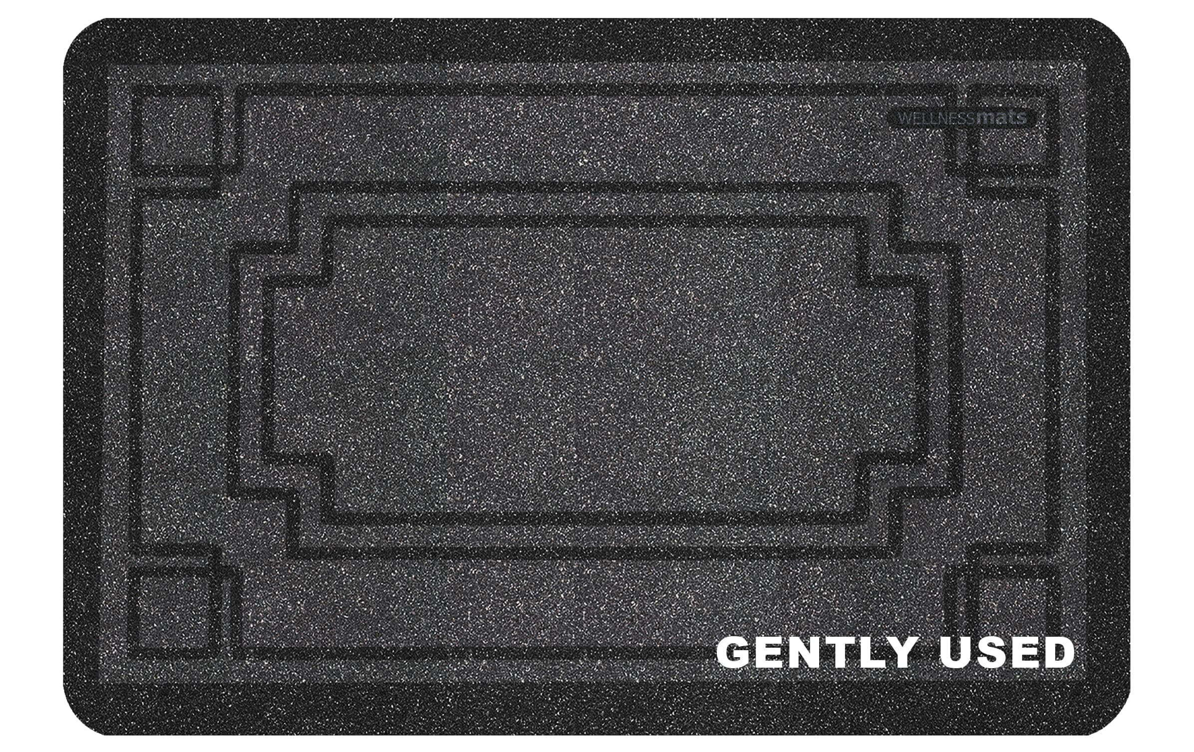 WellnessMats All WellnessMats WellnessMats 3' x 2' Gatsby Collection - Granite Steel