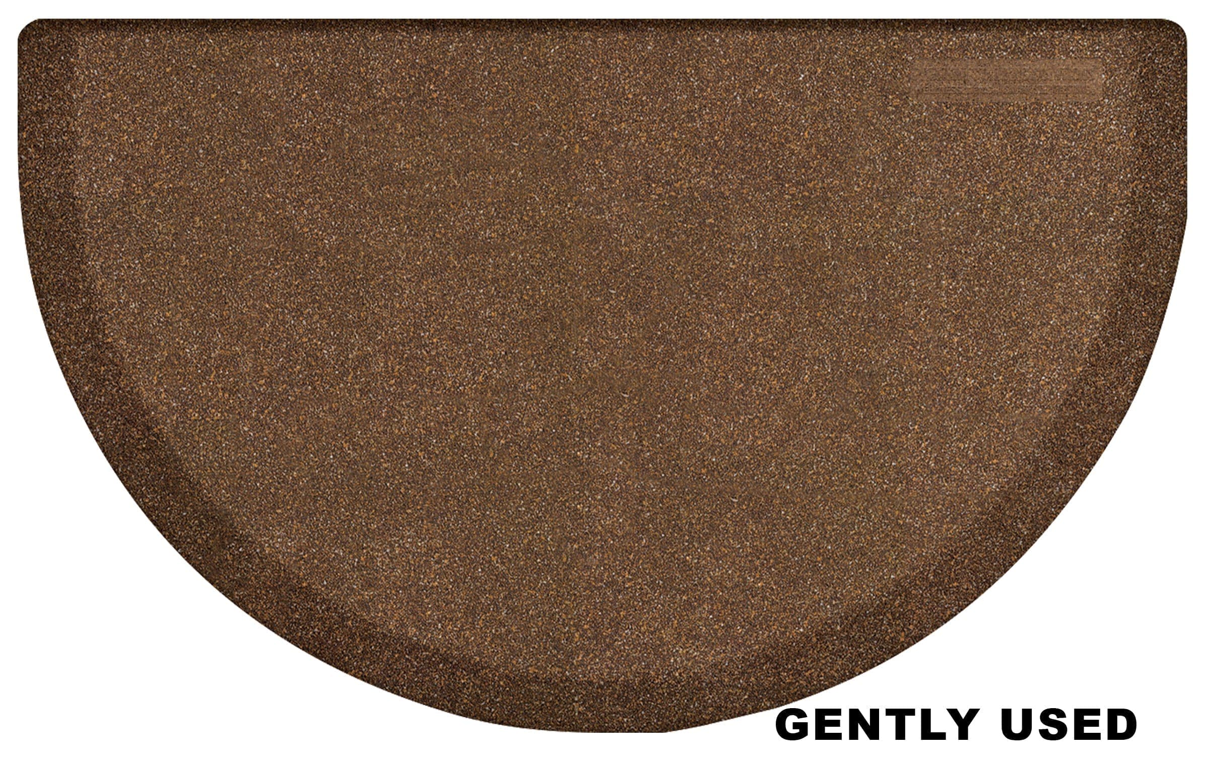 WellnessMats All WellnessMats WellnessMats 36" x 22" Semi-Circle Collection - Granite Copper