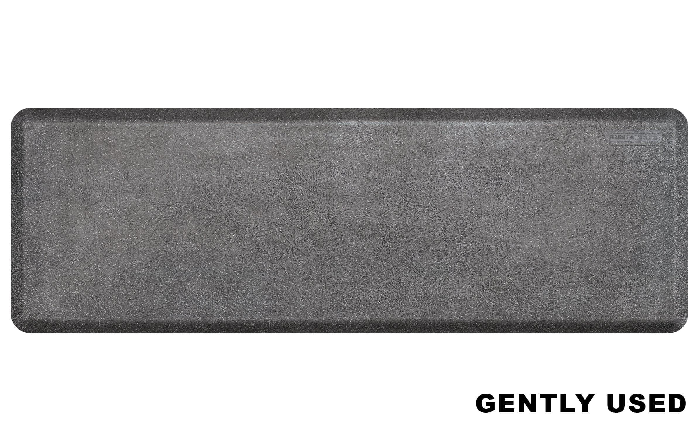 WellnessMats All WellnessMats WellnessMats 6' x 2' Vintage Leather Collection - Granite Steel
