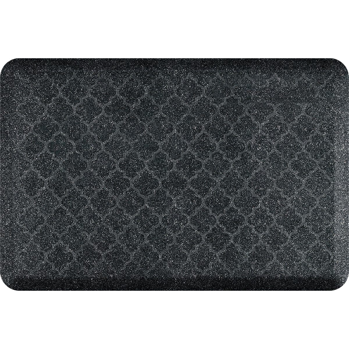 WellnessMats All WellnessMats 3' x 2' x 3/4" / Onyx / Trellis Impressions / Onyx WellnessMats Granite Impressions - Trellis Onyx