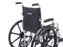 Drive Medical Poly Fly Light Weight Transport Chair Wheelchair with Swing away Footrest