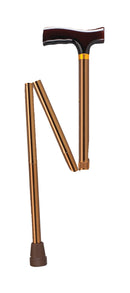 Drive Medical Lightweight Adjustable Folding Cane with T Handle