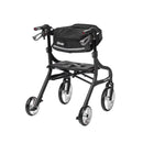 Drive Medical Nitro Sprint Rollator Rolling Walker, Hemi Height