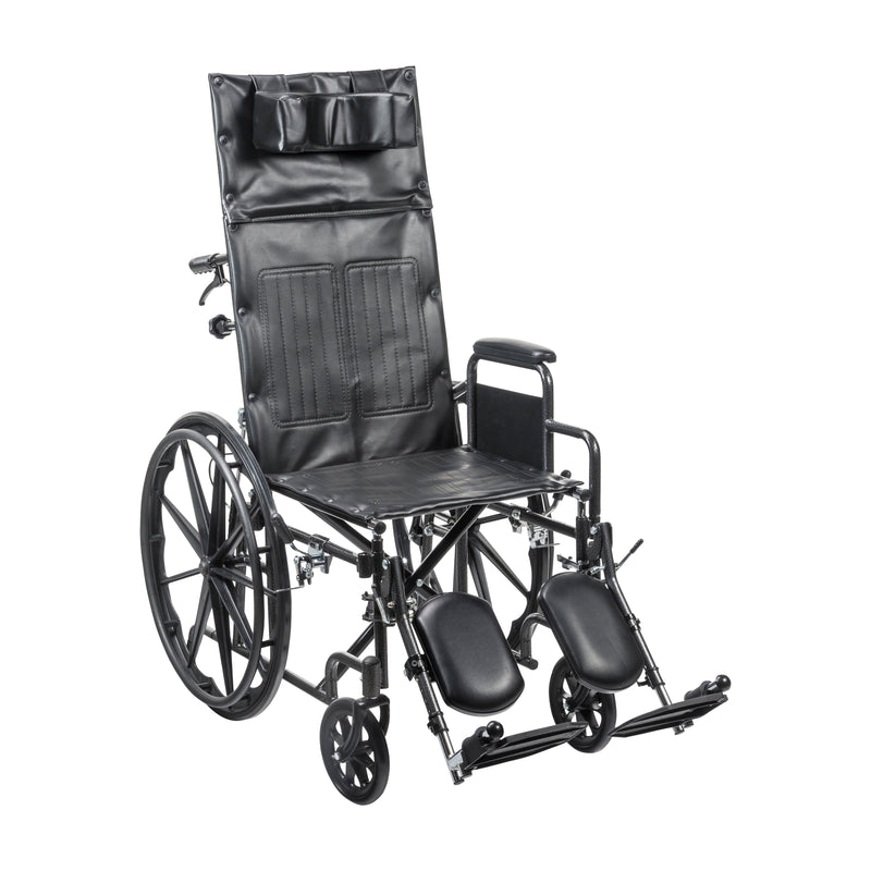 Drive Medical Silver Sport Full-Reclining Wheelchair