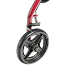 Drive Medical Aluminum Rollator Rolling Walker with Fold Up and Removable Back Support and Padded Seat