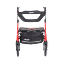 Drive Medical Nitro Sprint Rollator Rolling Walker, Hemi Height