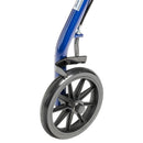 Drive Medical Rollator Rolling Walker with 6" Wheels, Fold Up Removable Back Support and Padded Seat