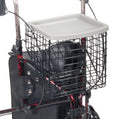 Drive Medical 3 Wheel Rollator Rolling Walker with Basket Tray and Pouch
