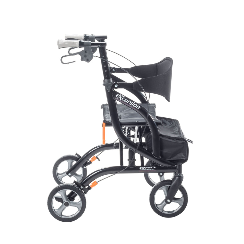 Drive Medical eXcursion XWD Heavy Duty Rollator Rolling Walker